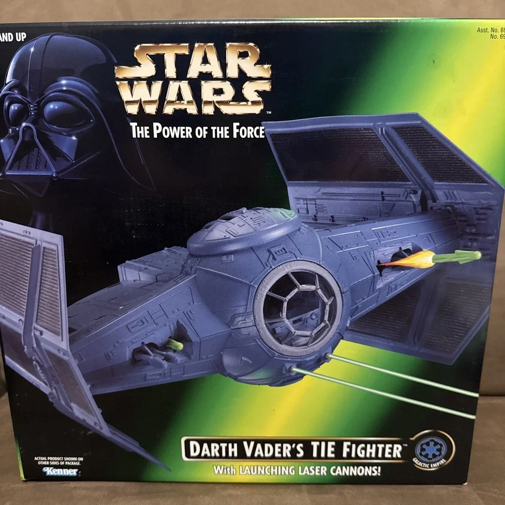 Kenner Star Wars Power of the Force Darth Vader's TIE Fighter Vehicle 1996 NIB